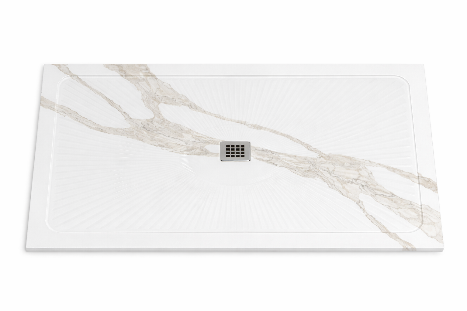 Calcutta Viola Quartz Shower Pan