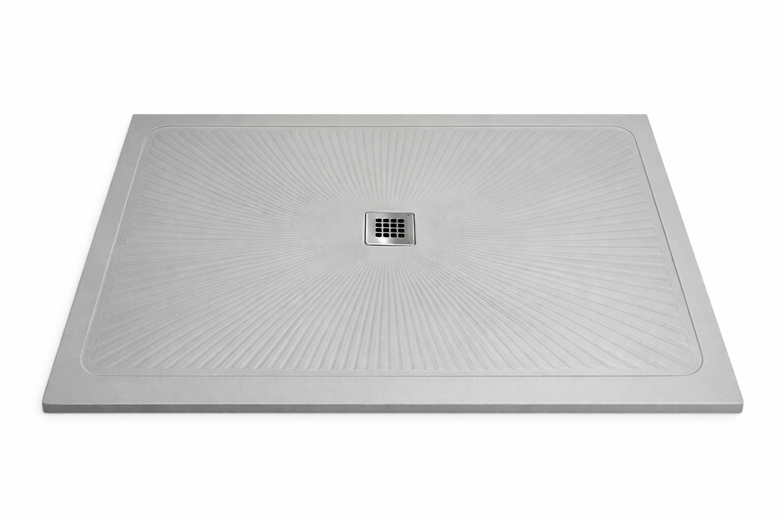 Grey Storm Quartz Shower Pan