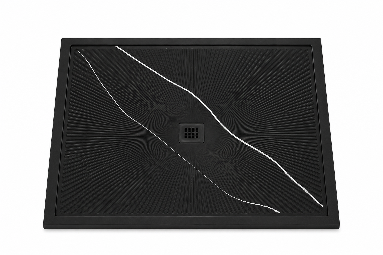 Panda White Quartz Shower Pan