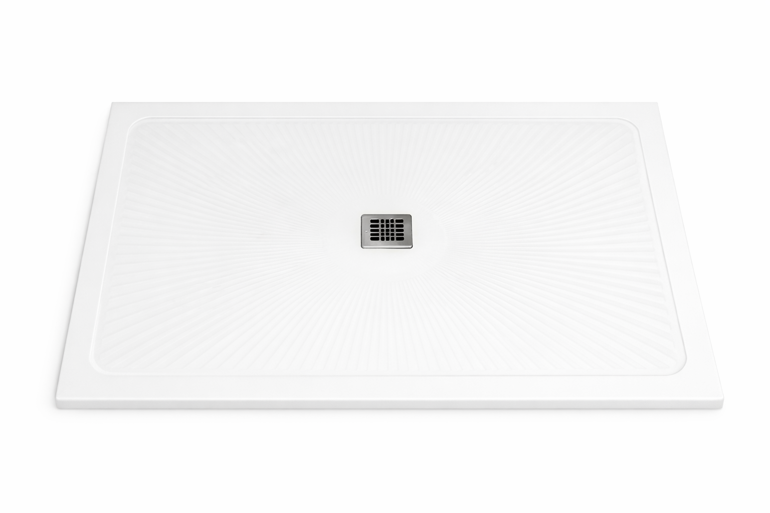 Pearl White Quartz Shower Pan